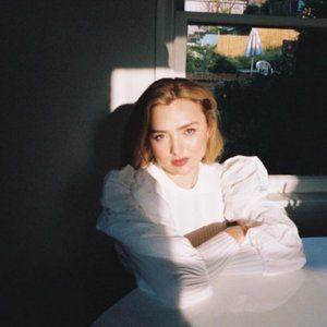 Zara Combination Puff Sleeve Knit Top